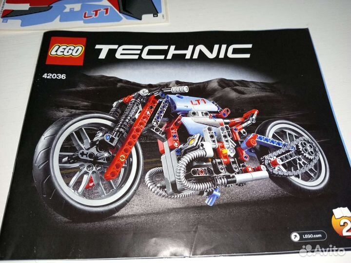 Lego technic 42036 2 в 1 Спортивный байк 2