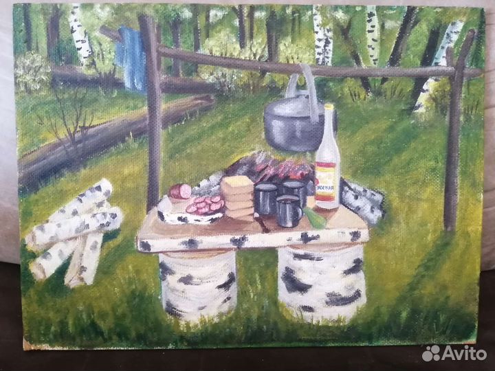 Картина маслом пейзаж