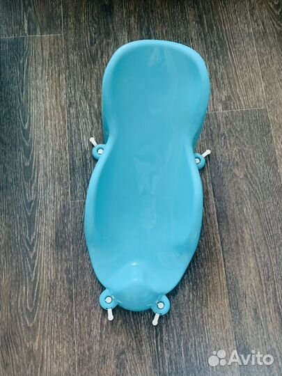 Ванночка, круг, стульчик и горка для купания