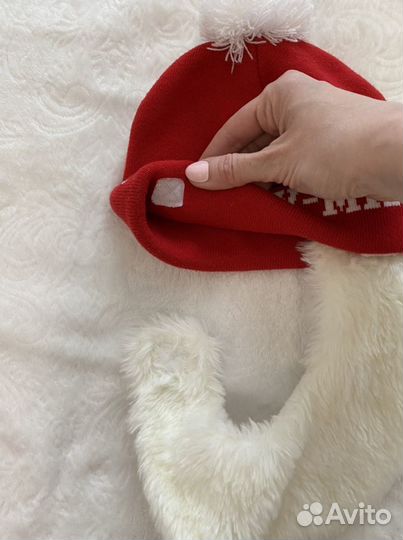 Шапка деда мороза для мальчика