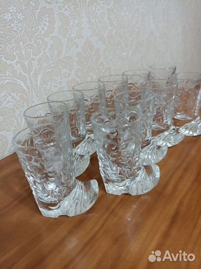 Хрустальные стопки Сапожок СССР