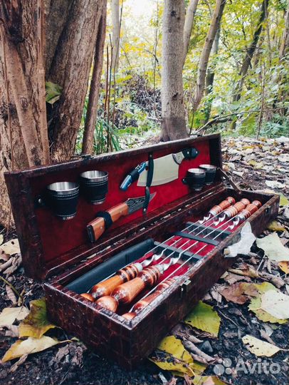 Подарочный набор для мужчины с шампурами