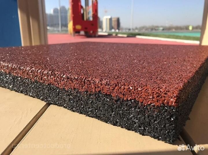 Плитка резиновая для зала