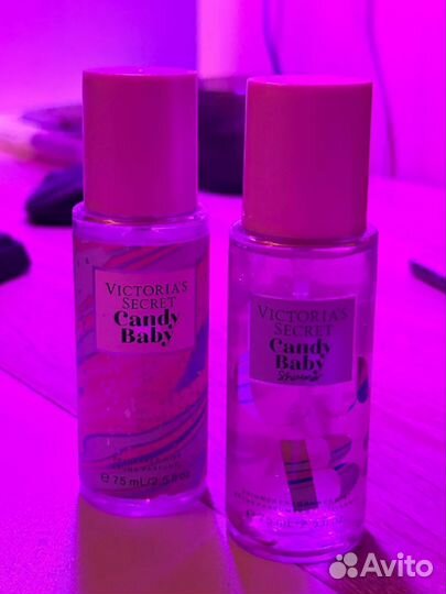 Спрей-мист и шиммер Виктория Сикрет VS