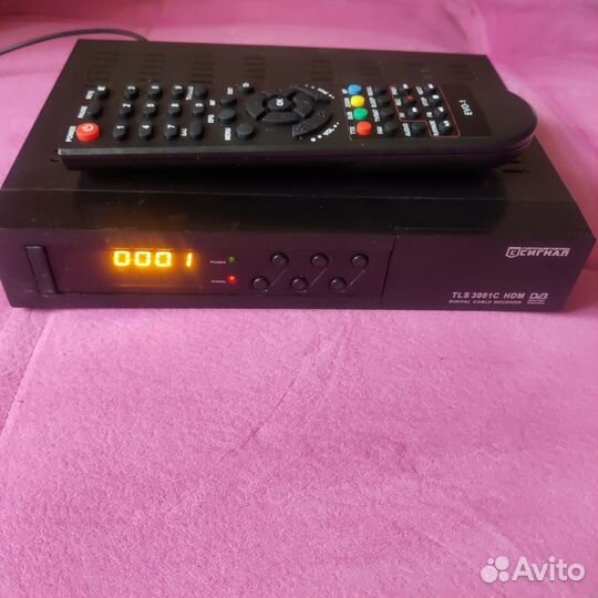 Тв приставка сигнал TLC 3001 C hdmi ресивер