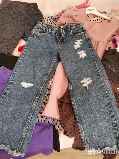 Вещи разных брендов для девочки 134р