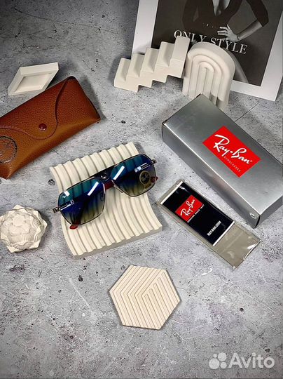 Очки Ray Ban Aviator градиент