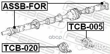 Подшипник подвесной / toyota kluger L/V ACU2#,M