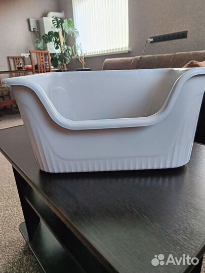 Лоток для кошек с очень высокими бортами