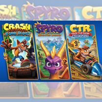 Crash + Spyro 3 в 1 на PS4 и PS5