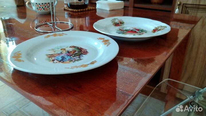 Тарелка большая керамическая