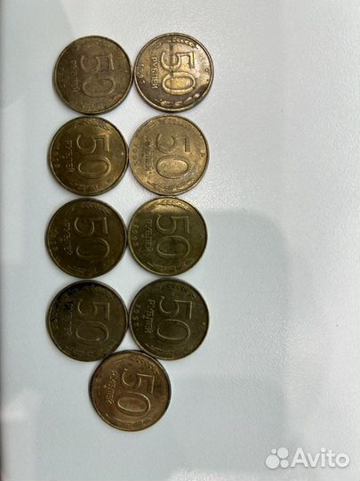 Монеты серебрянные, российские, советские