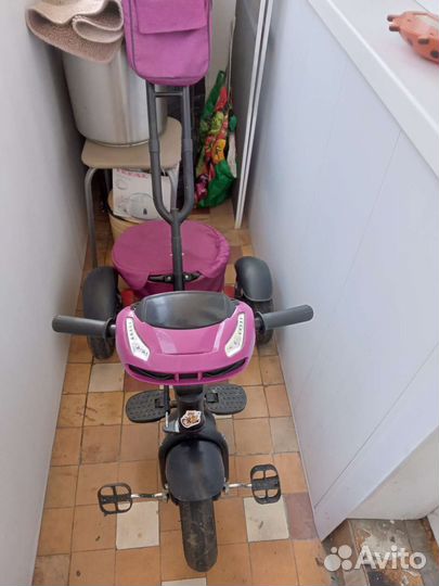 Детский трехколесный велосипед бу
