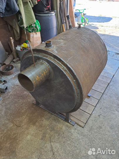 Отопительный котел на дровах (твердотопливный)