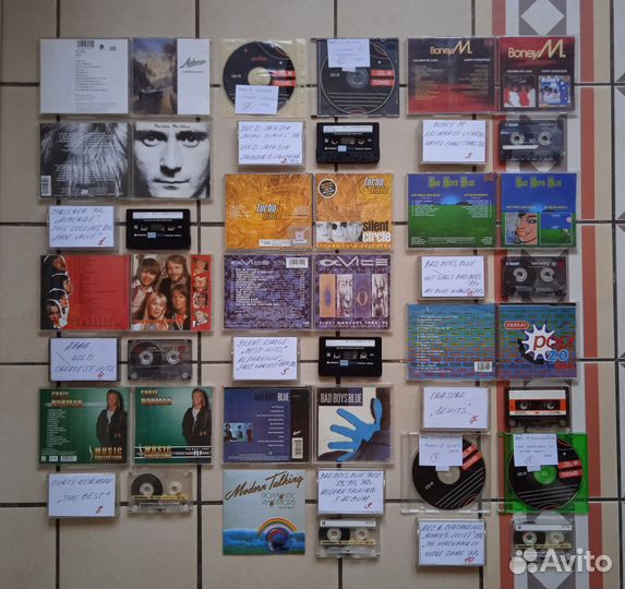 Аудиокассеты с записями с Cd и Lp