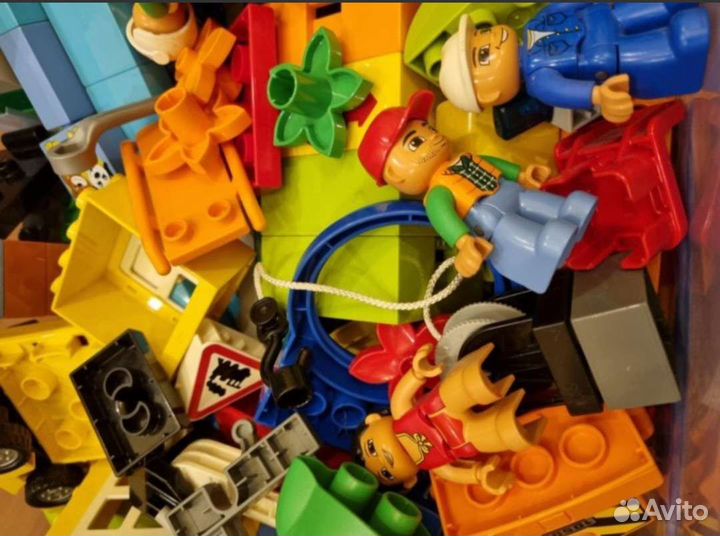 Лего Дупло, более 150 деталей из разных наборов