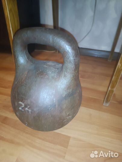 Гиря 24 кг СССР