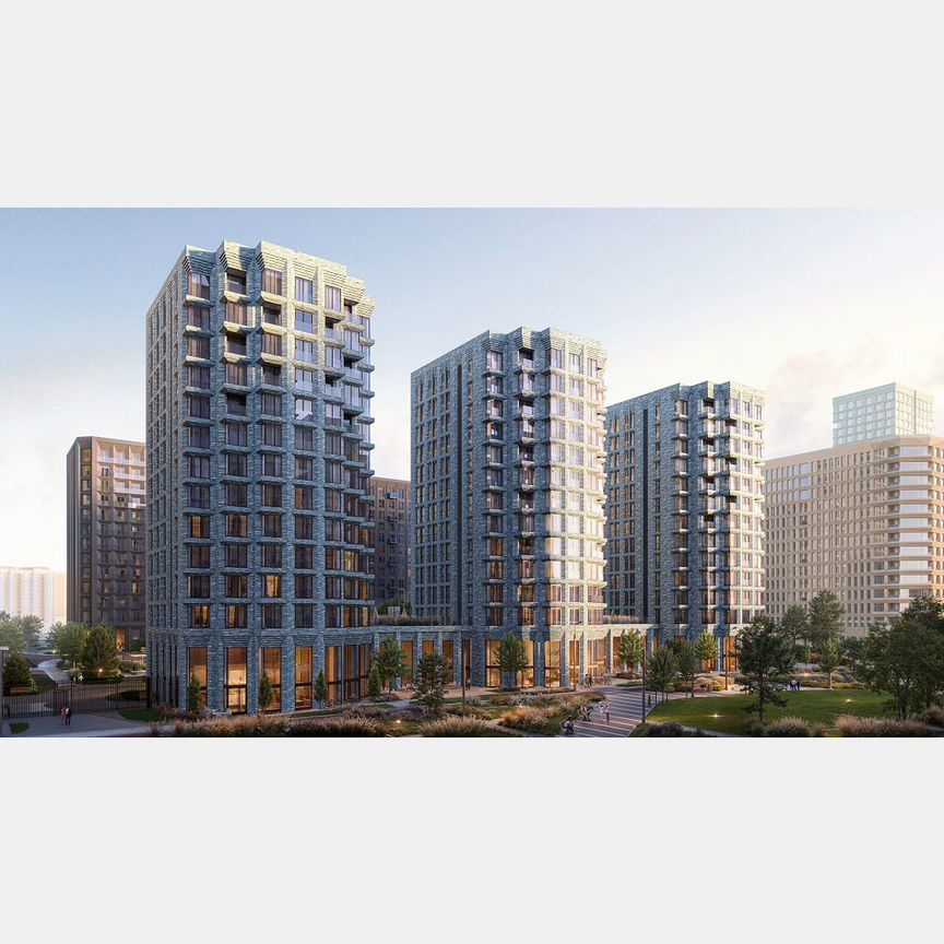 3-к. квартира, 95,7 м², 6/27 эт.