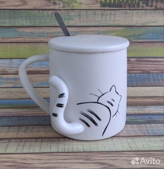 Kari home кружка с котом