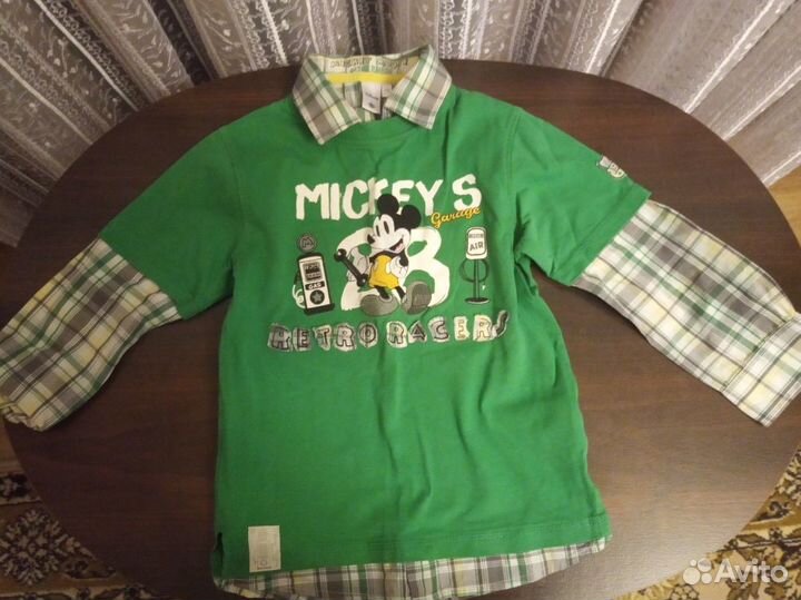 Рубашка и футболка для мальчика 110