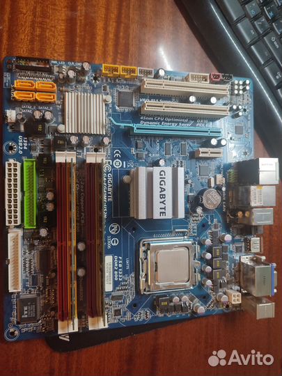 Pentium e5300/плата ga eg41mf/4GB памяти