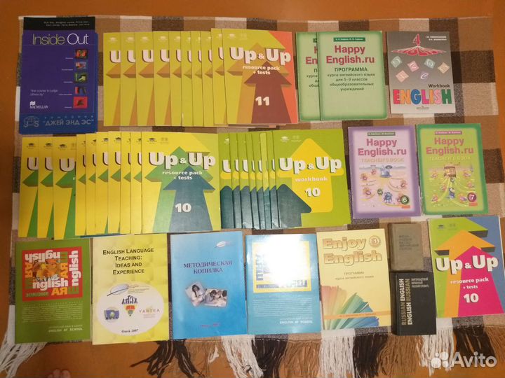 Книги английский язык учебники тетради 140 штук