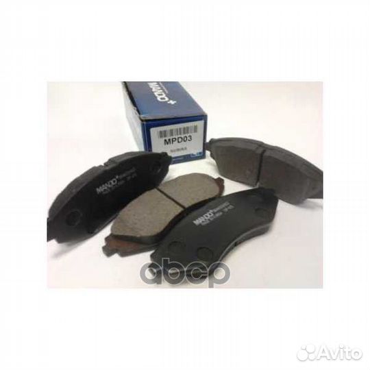 Колодки тормозные дисковые перед MPD03 Mando
