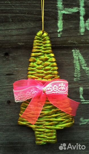 Ёлочка новогодний декор ёлочная игрушка