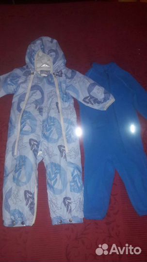 Комбинезон lassie+ 2 шапочки lassie