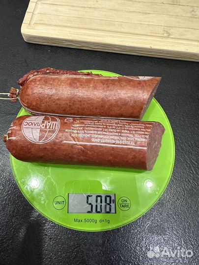 Копченая колбаса