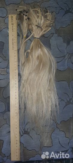 Волосы для наращивания блонд