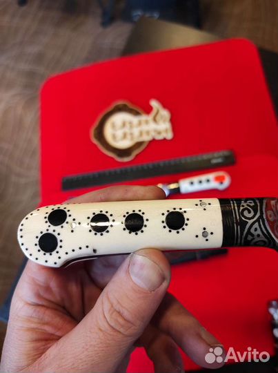 Нож Пчак Полированная кость