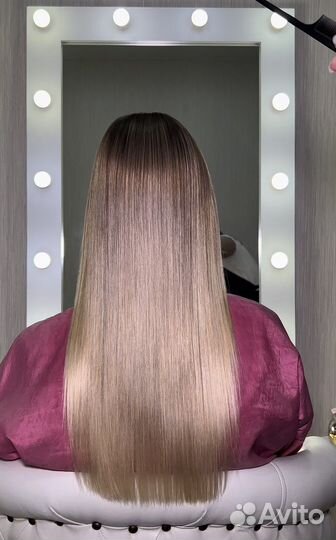 Кератиновое выпрямление