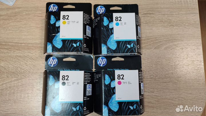 Картриджи для струйного плоттера hp 500/800/815