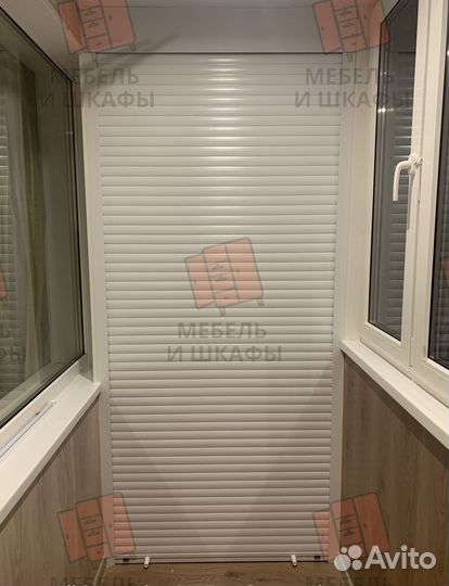 Шкаф на балкон с рольставнями по вашим размерам