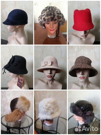 Модные стильные шапки шляпки кепки