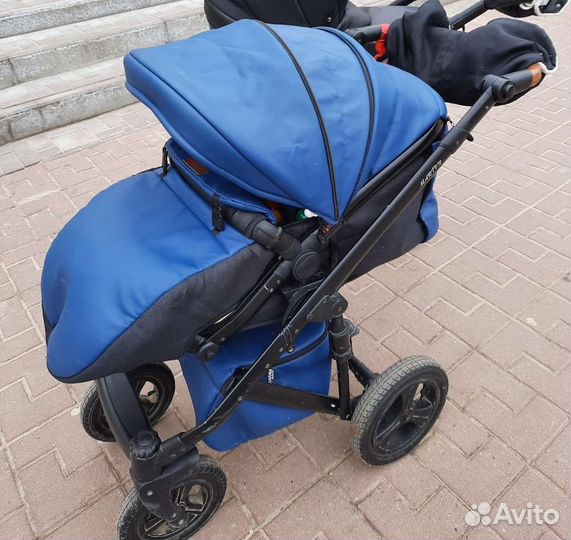 Коляска 3 в 1 Nastella Martin эко-кожа