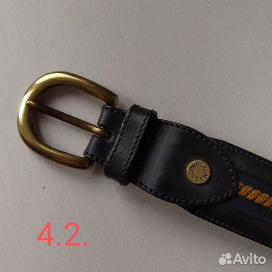 Мужской ремень Paul & Shark винтаж