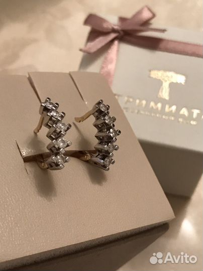 Бриллиантовые серьги