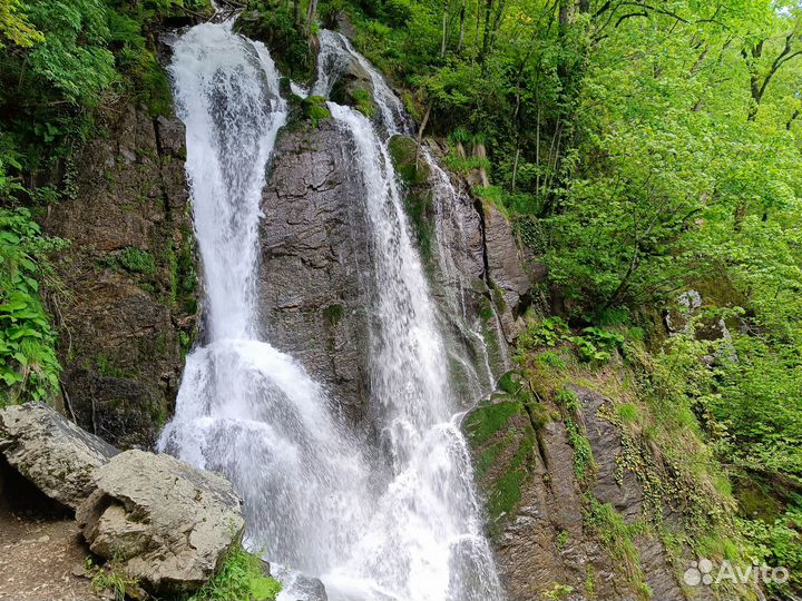 Поход в горы, водопад Кейва