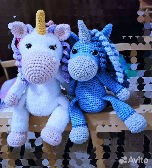 Вязаные игрушки ручной работы