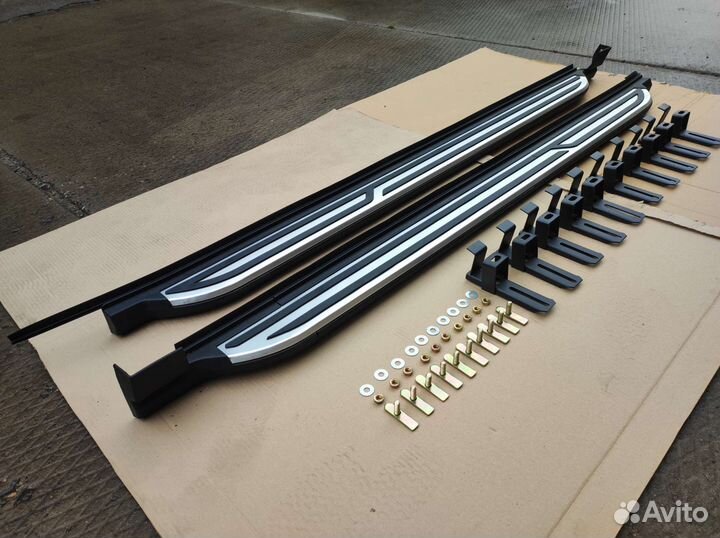 Пороги, подножки Volkswagen Tayron 2022-нв (новые)