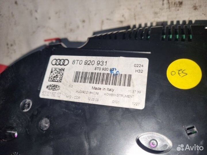 Щиток приборов Audi A5 8T 2010