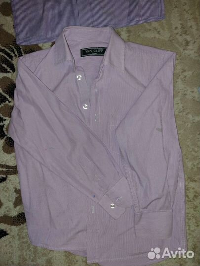 Вещи для мальчика пакетом (рубашки) 128 134