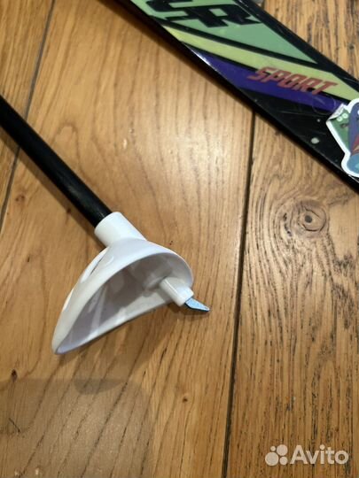 Лыжи беговые детские 130/100 с палками