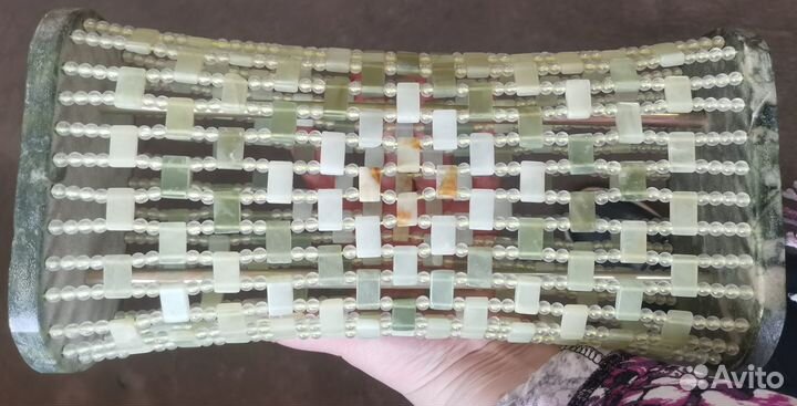 Нефритовая массажная подушка новая