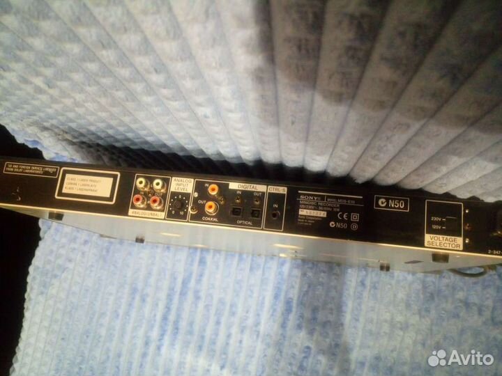 Dvd рекордер sony MiniDisk-Recorder Sony MDS -E10
