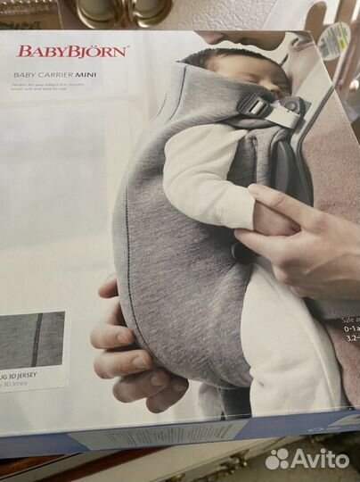 Рюкзак-кенгуру BabyBjorn Mini Cotton Jersey