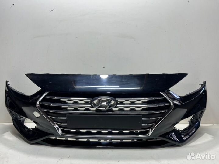 Бампер передний Hyundai Solaris 2 2017-2020