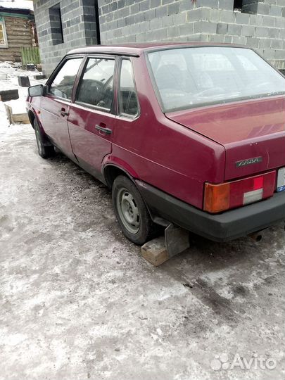 ВАЗ 21099 1.5 МТ, 1996, 2 222 км